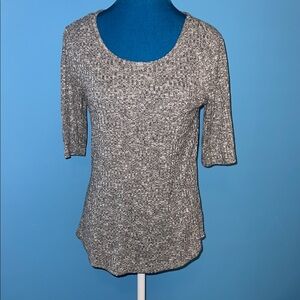 Apt. 9 Women's Short Sleeve Knit Top - Gray